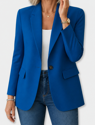 Monica | Elegant Everyday Blazer - Blue