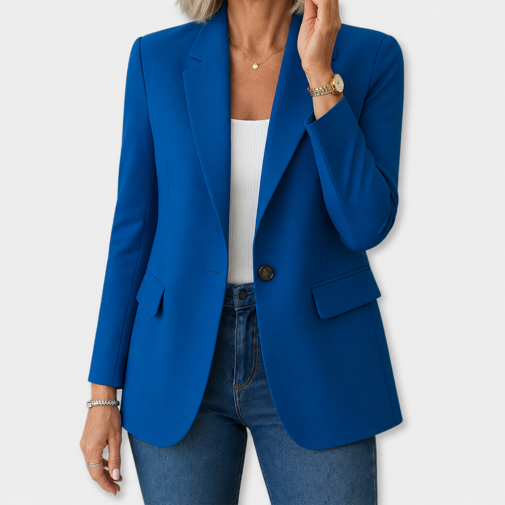 Monica | Elegant Everyday Blazer - Blue