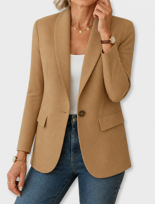 Monica | Elegant Everyday Blazer - Brown