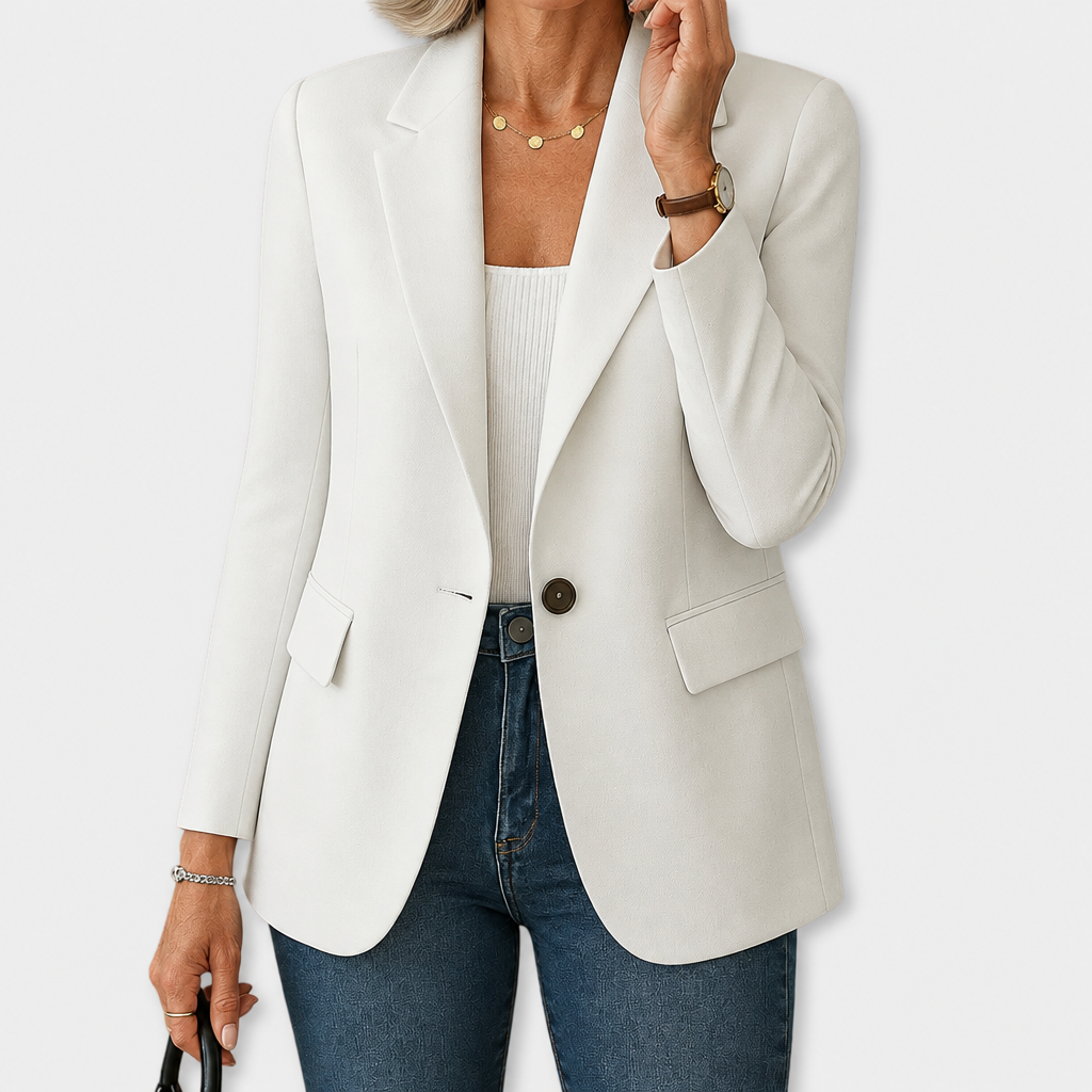 Monica | Elegant Everyday Blazer - White