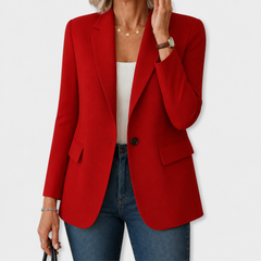 Monica | Elegant Everyday Blazer - Red