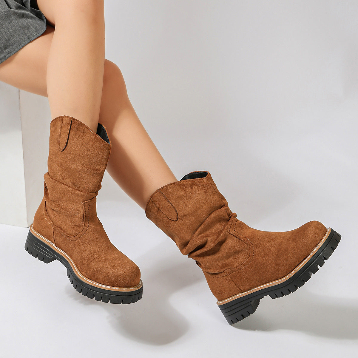 Tilda | Platform Lace-Up Boots
