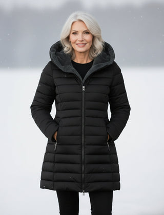 Alicia | Padded Jacket with Cozy Lining - Black