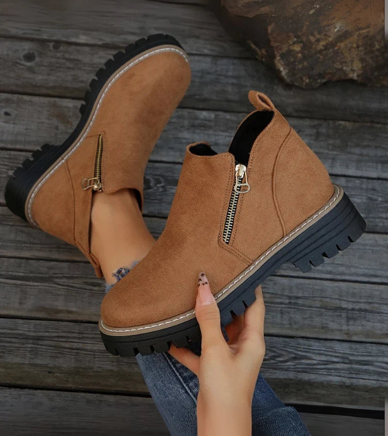 Hilde | Side Zip Comfort Ankle Boots