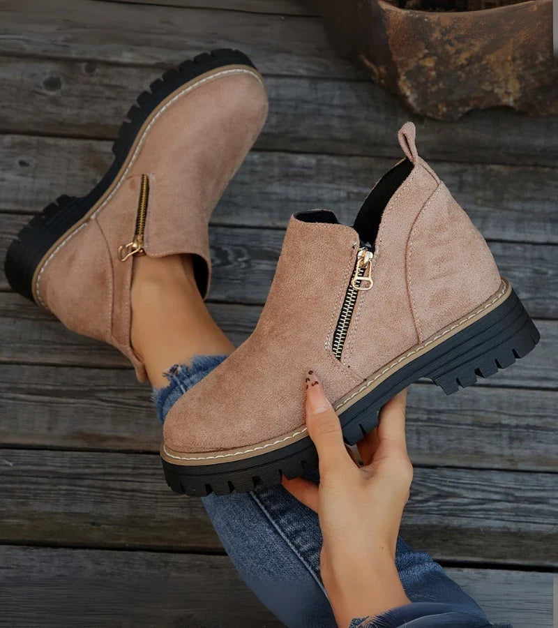 Hilde | Side Zip Comfort Ankle Boots