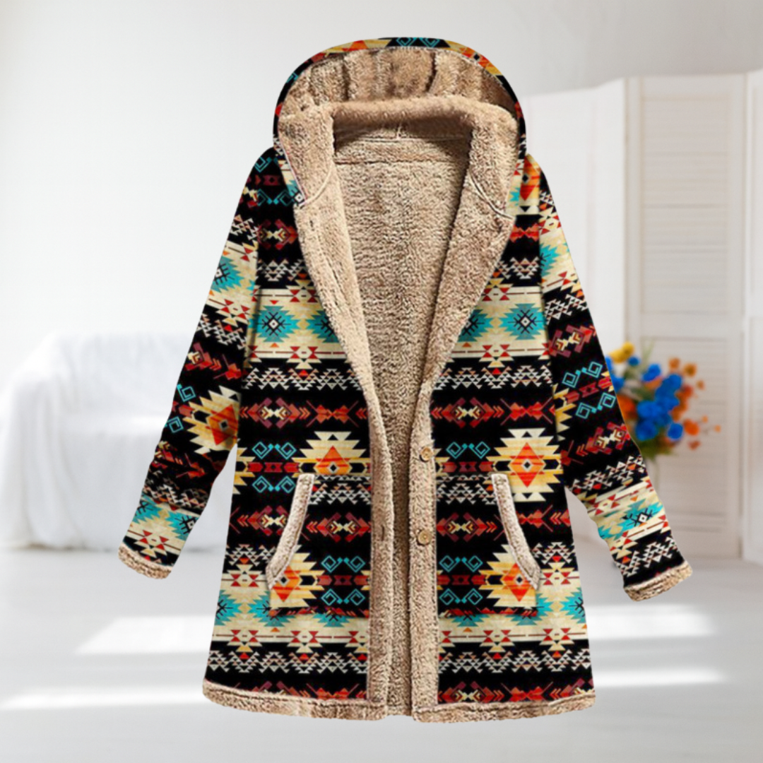 Isaline Jacket in black multicolor