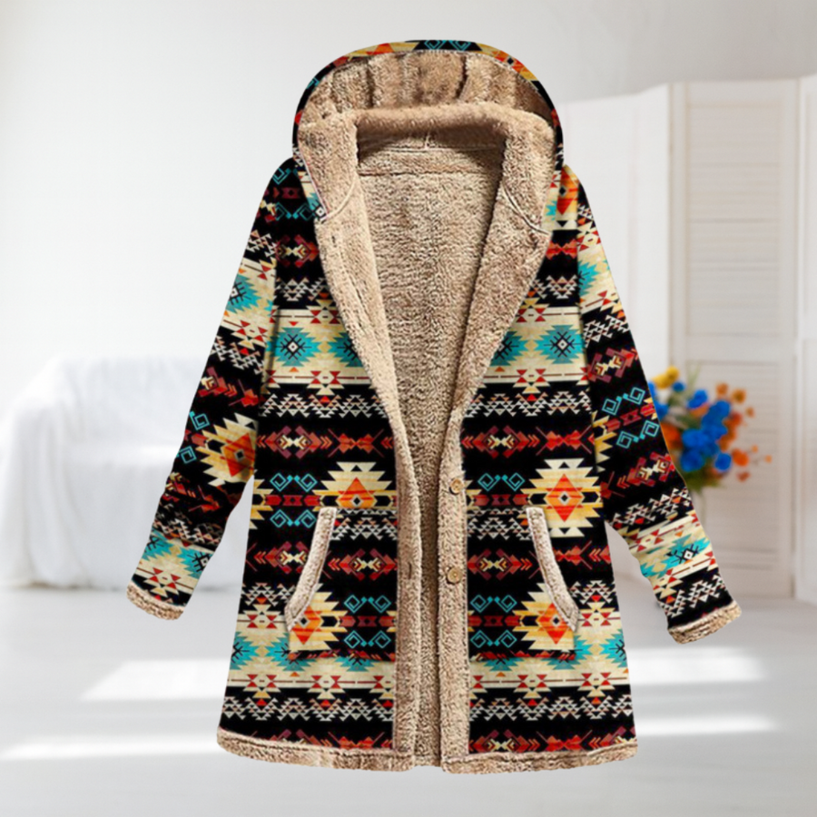 Isaline Jacket in black multicolor