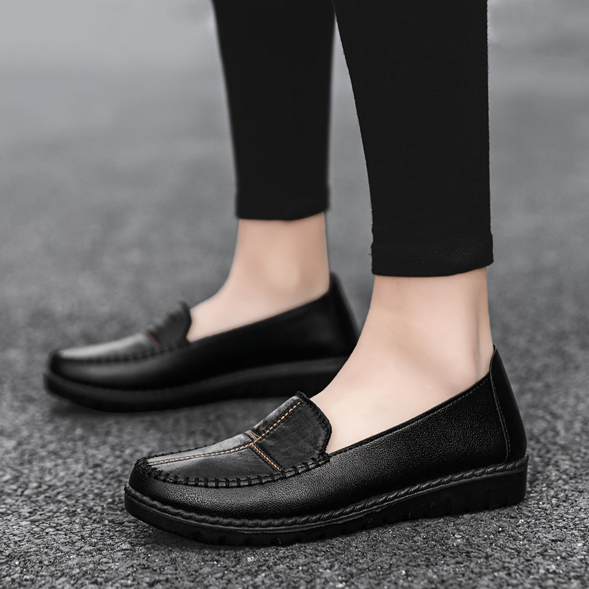 Effie | Stitched Comfort Loafers