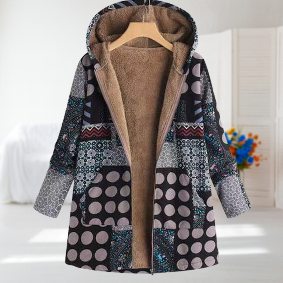 Rosalie Jacket in black gray brown