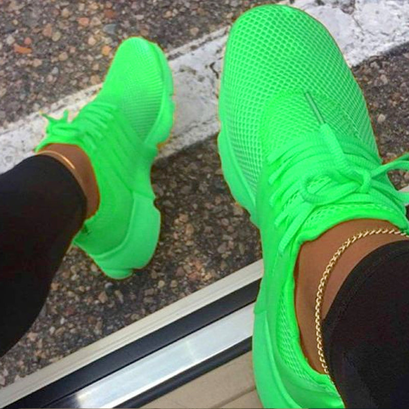 Penelope elegant comfy sneakers in green