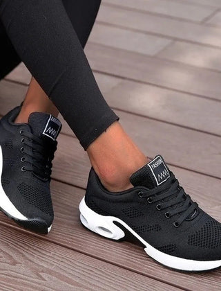 Fasho orthopedic arch support sneakers in black
