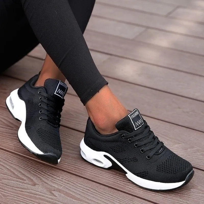 Fasho orthopedic arch support sneakers in black