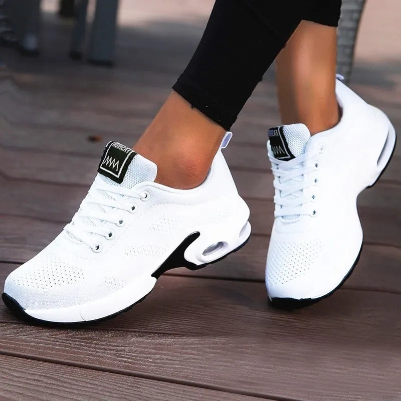 Fasho orthopedic arch support sneakers in white