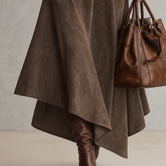 Celeste | Turtleneck Top and Asymmetric Skirt