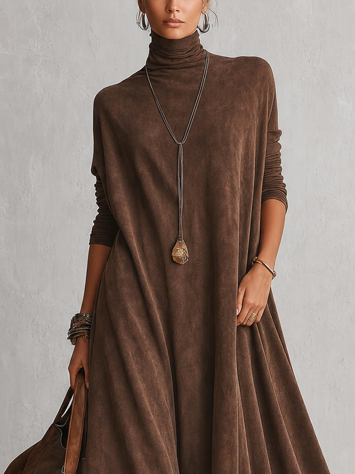 Ramona lace hem maxi dress front