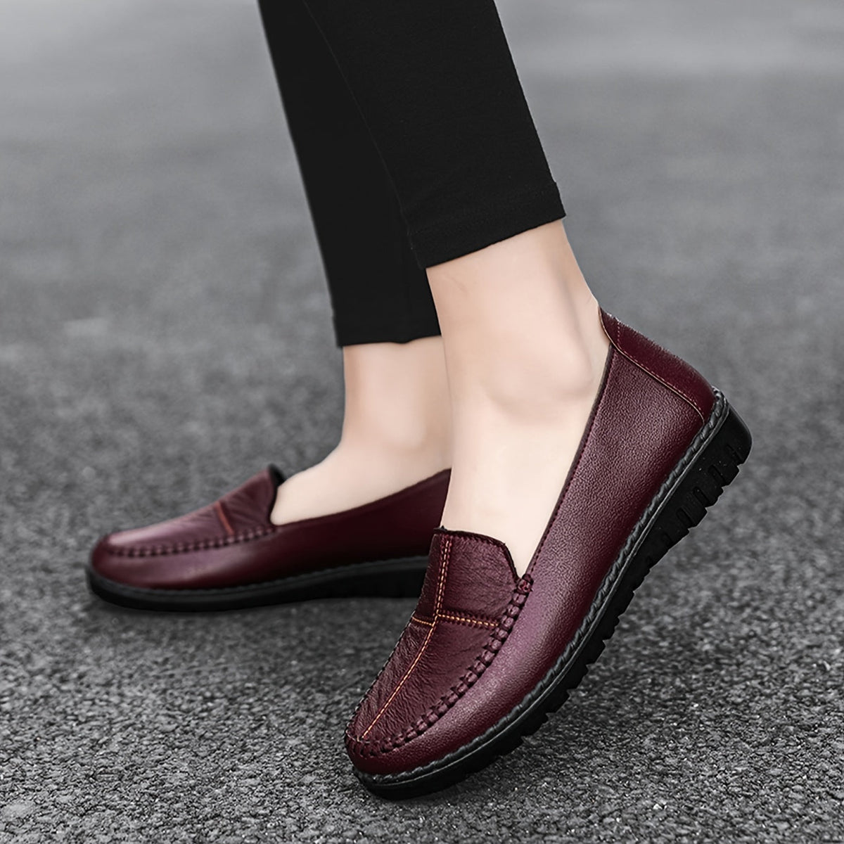 Effie | Stitched Comfort Loafers