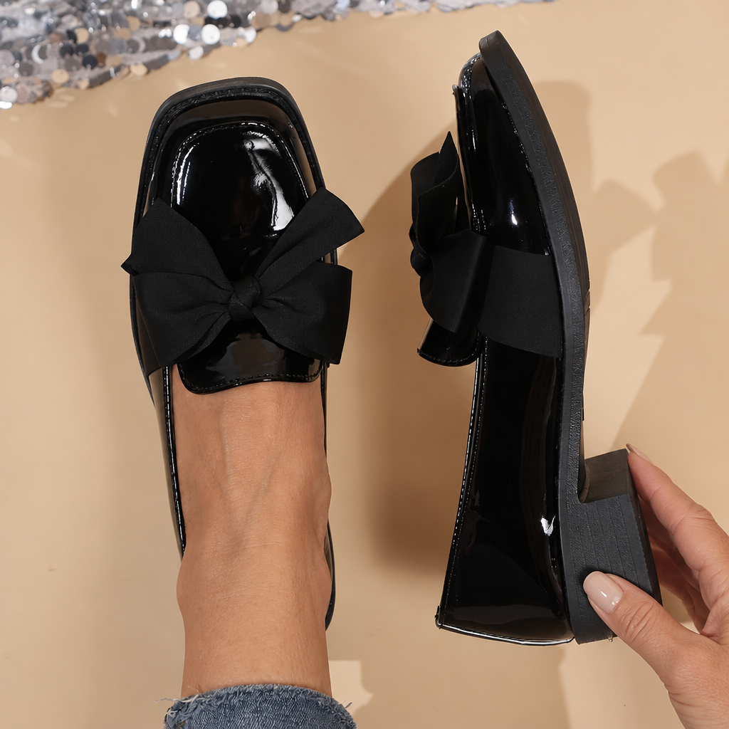 Domitille slip-on bow loafers