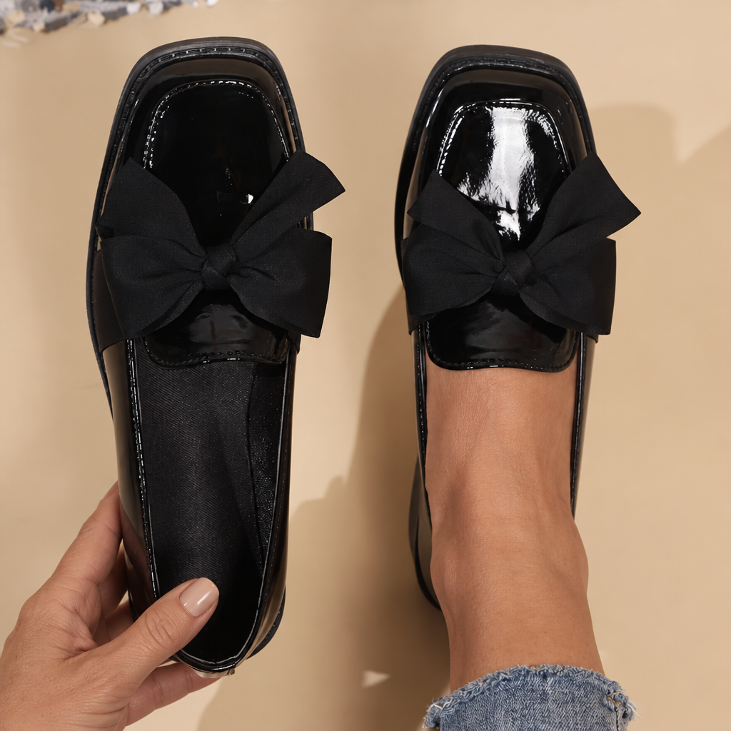 Domitille slip-on bow loafers