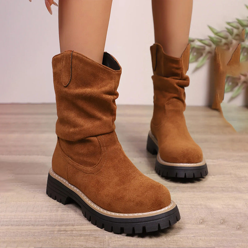 Tilda | Platform Lace-Up Boots