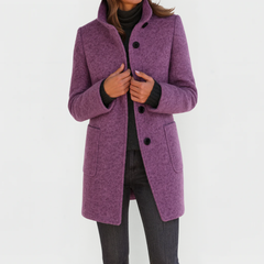 Eleanor Coat in purple
