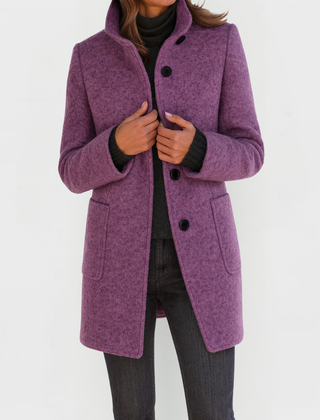 Eleanor Coat in purple