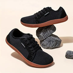 Hope orthopedic non-slip barefoot shoes in black-brown