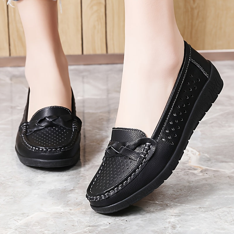 Felicity | Perforated Comfort Loafers