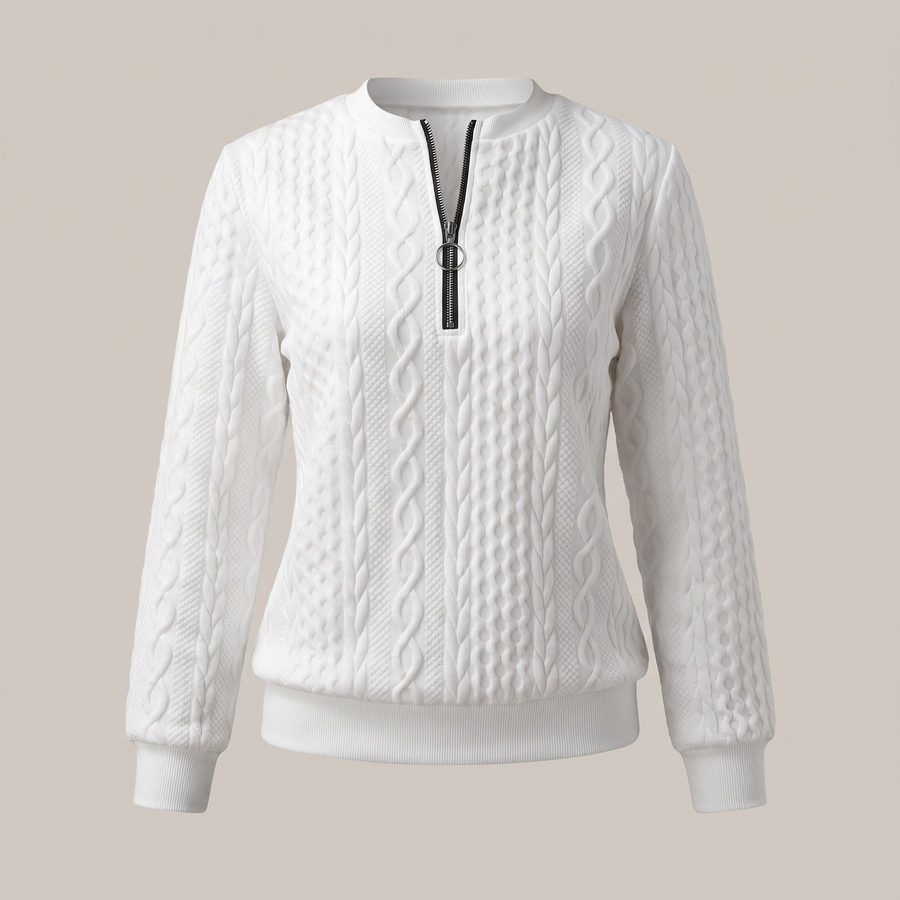 Maren | Half-Zip Hooded Sweater