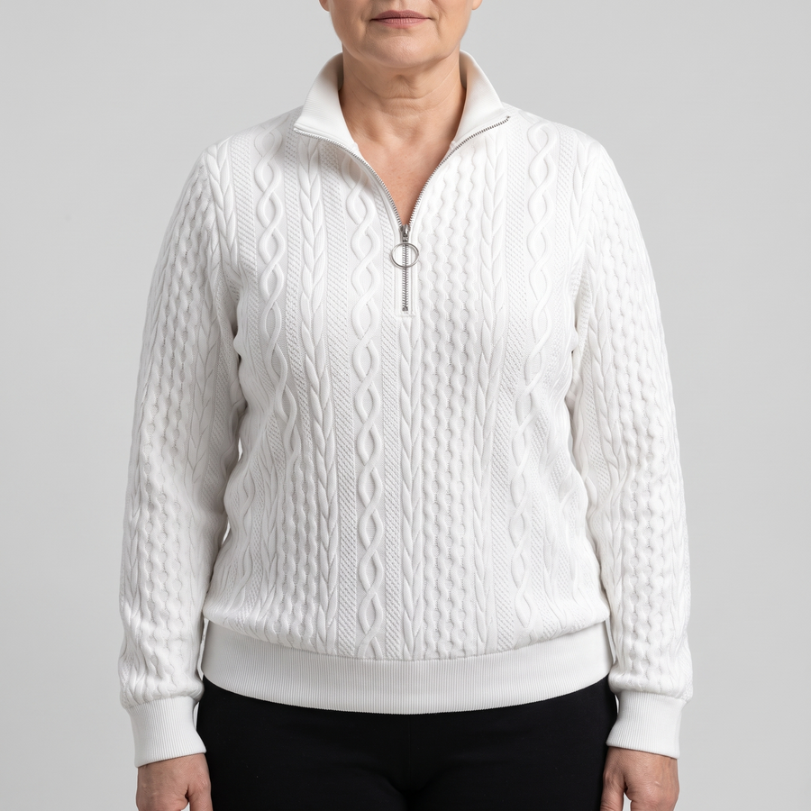 Maren | Half-Zip Hooded Sweater