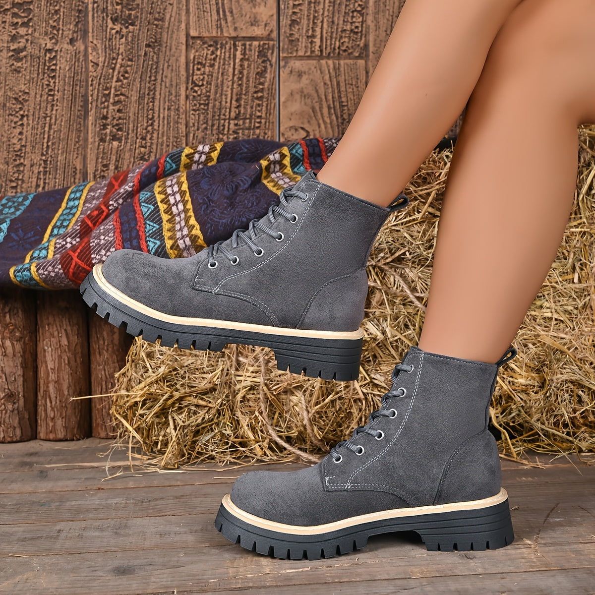 Juniper | Lace-Up Platform Boots