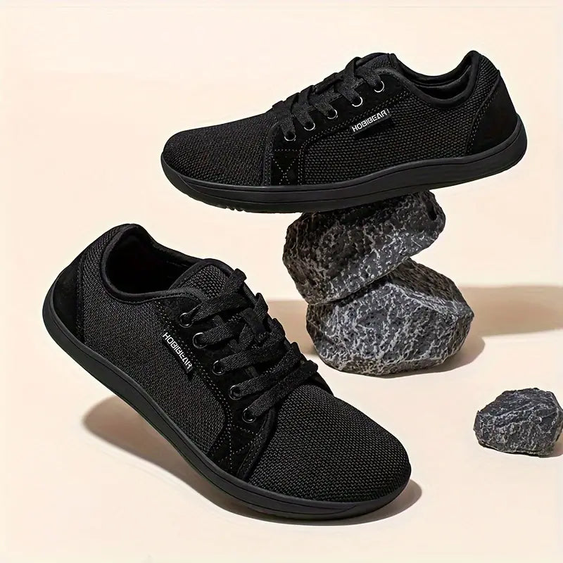 Hope orthopedic non-slip barefoot shoes in all black