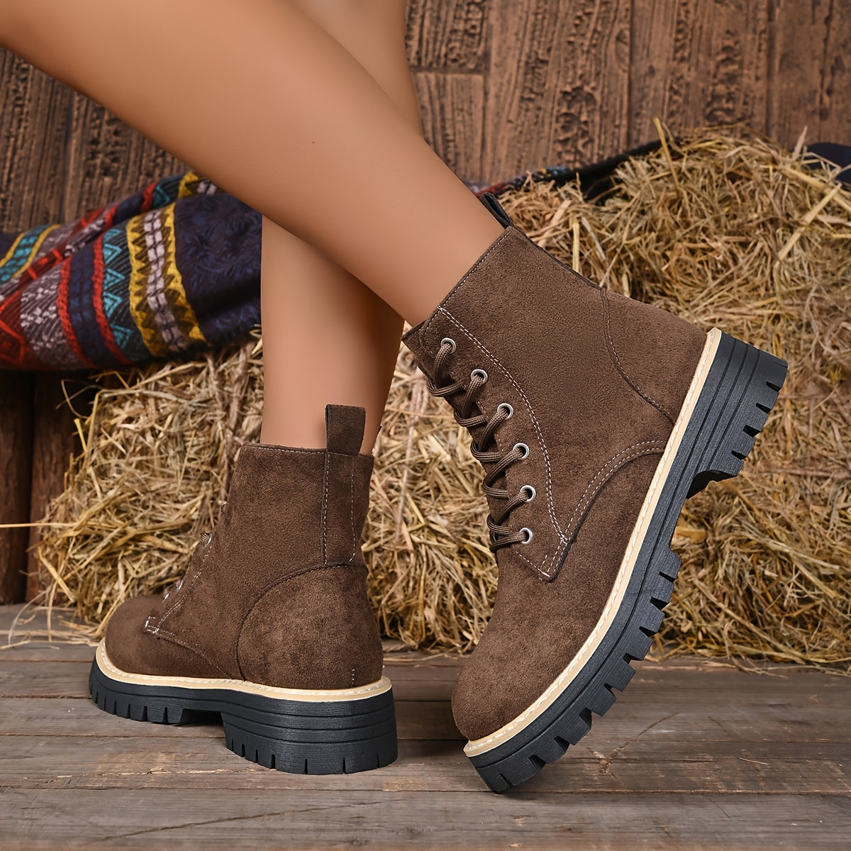 Juniper | Lace-Up Platform Boots
