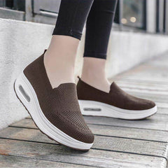 Sylvia arch support comfort sneakers in brown