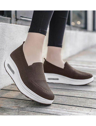 Sylvia arch support comfort sneakers in brown