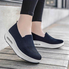 Sylvia arch support comfort sneakers in navy blue