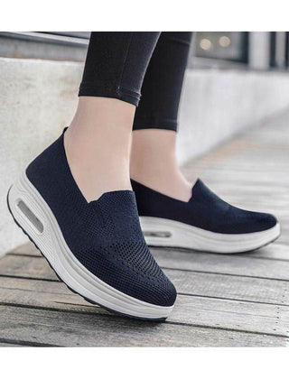 Sylvia arch support comfort sneakers in navy blue