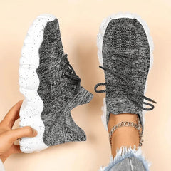 Kaiya orthopedic sneakers in gray white
