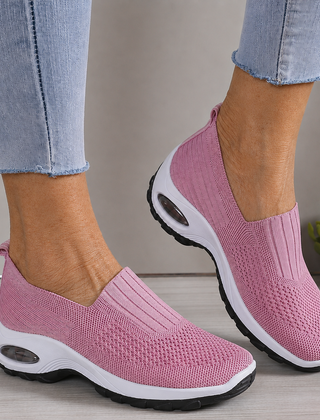 Abby air cushion comfort sneakers in pink