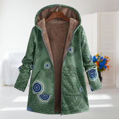 Alma Jacket in green, second view