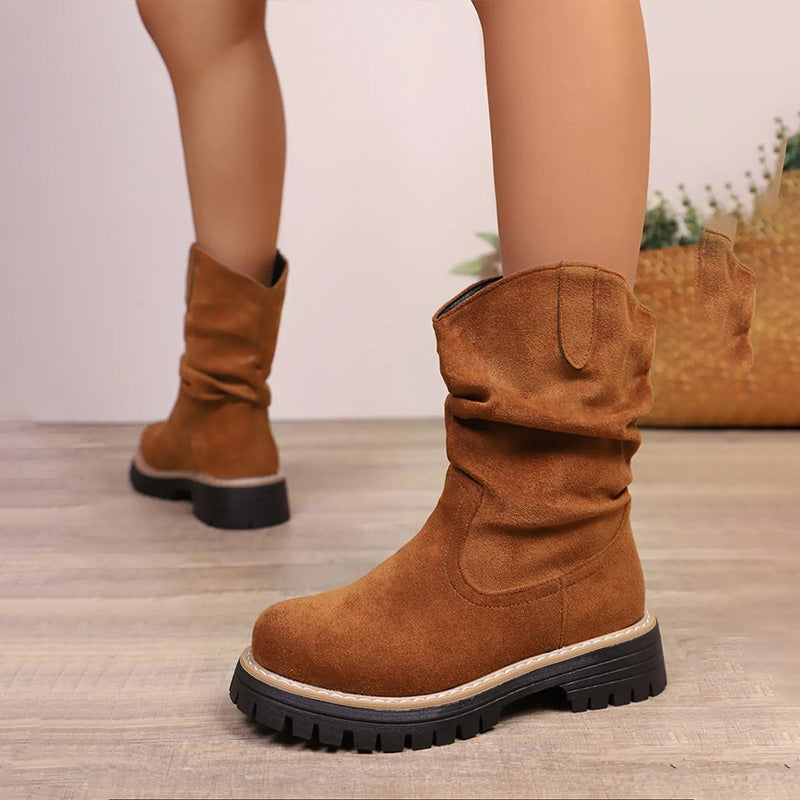 Tilda | Platform Lace-Up Boots
