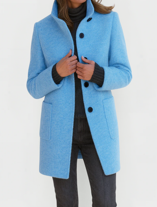 Eleanor Coat in light blue