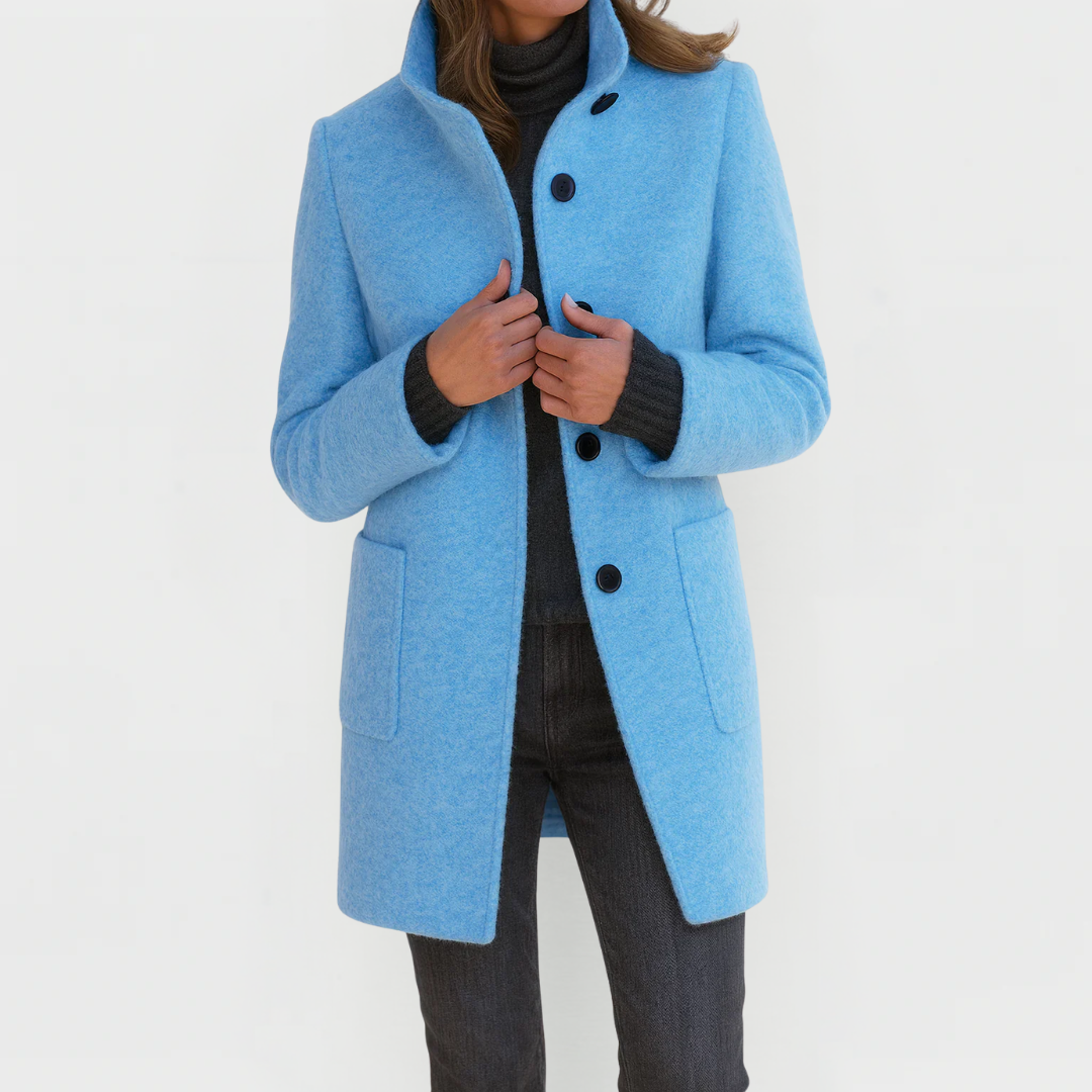Eleanor Coat in light blue