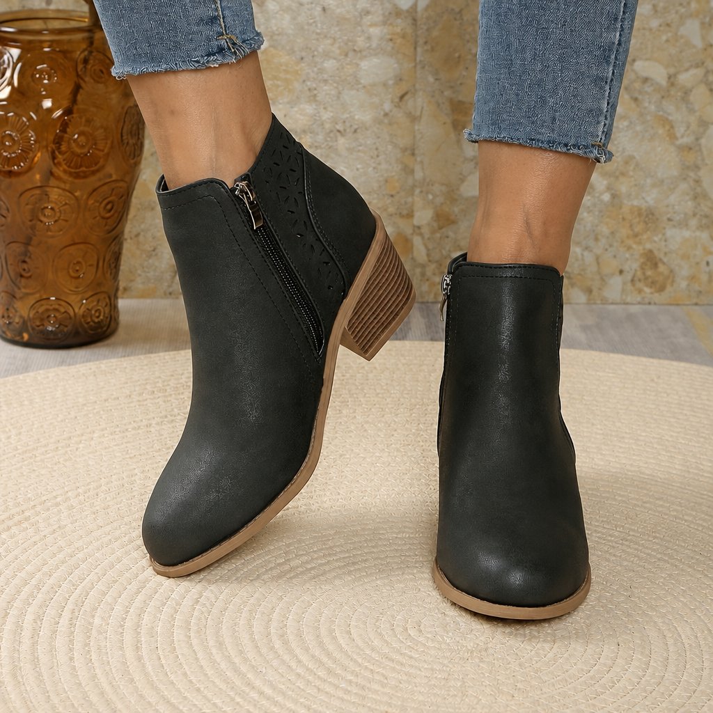 Celestine cutout comfort ankle boots