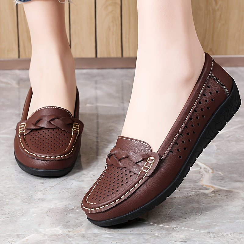Felicity | Perforated Comfort Loafers
