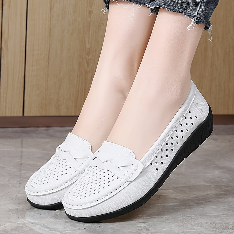 Felicity | Perforated Comfort Loafers