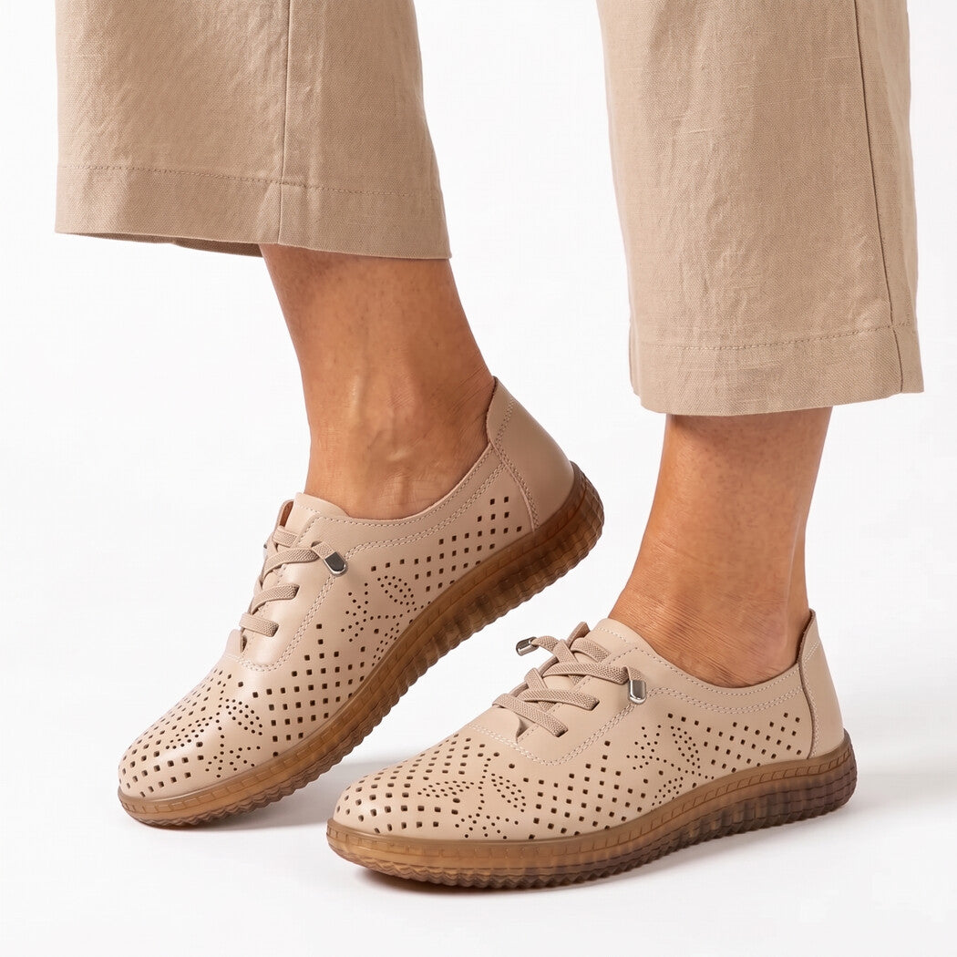 Marlene slip-on comfort shoes in taupe