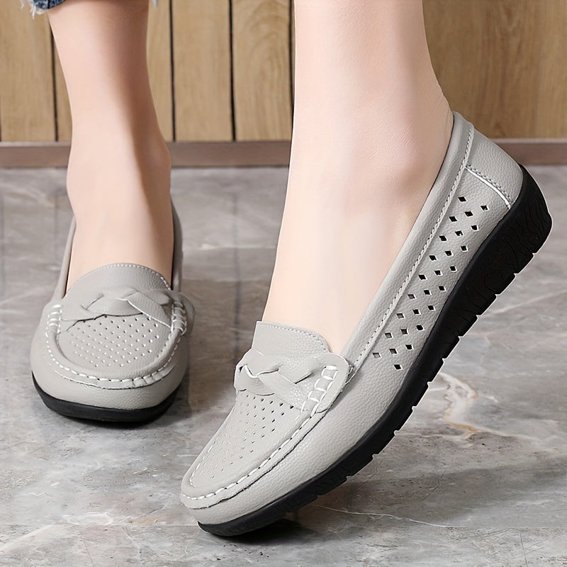 Felicity | Perforated Comfort Loafers