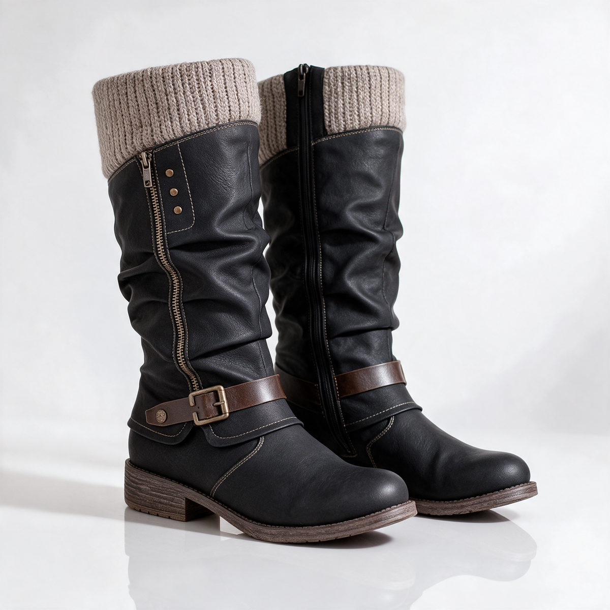 Greta boots in black