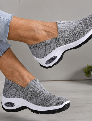 Abby air cushion comfort sneakers in gray
