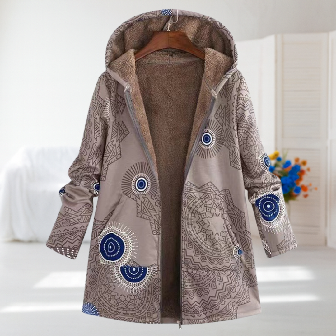 Mila Coat in taupe